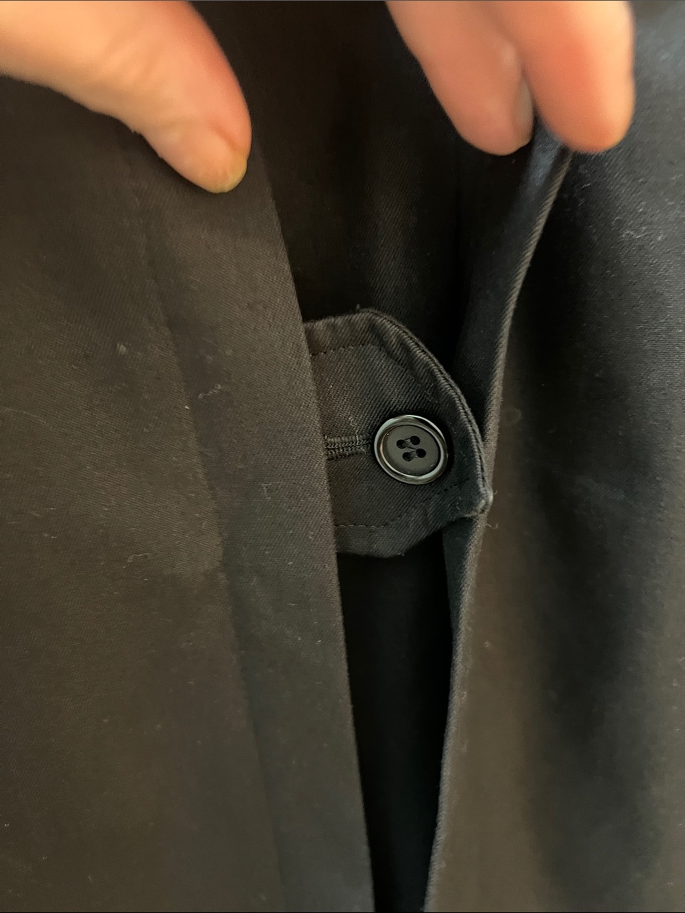 Burberry Heritage Waterloo Trench Coat Black EUC M 50” duster trench coat - Picture 11 of 14